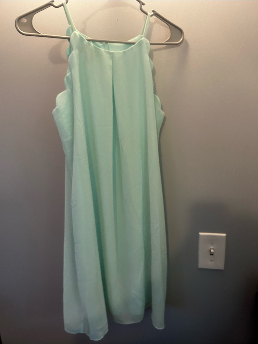 I.N. San Francisco Mint Green Sleeveless Mini Dress